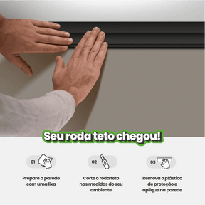 Roda Teto EVA Autocolante | RT340-Meu-Rodape--