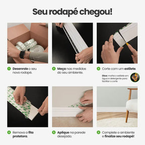 Rodapé de EVA Autocolante | RP07-Meu-Rodape--