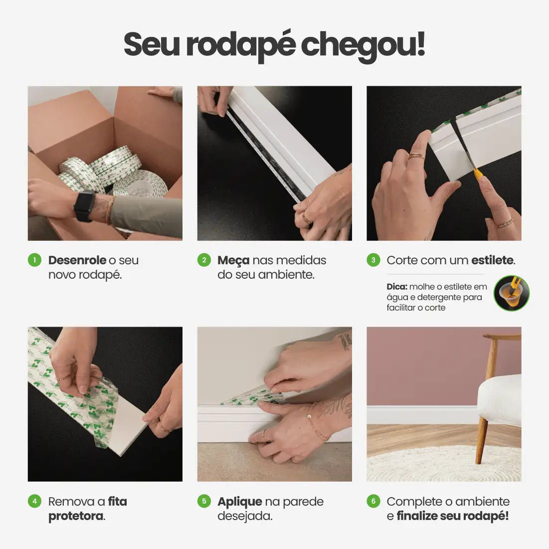 Rodapé de EVA Autocolante | RP16-Meu-Rodape--