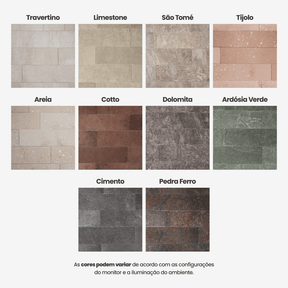 Revestimento Tijolinho Autocolante em Pedra Flexível - Meu Rodapé