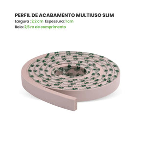 Perfil de Acabamento Autocolante | Linha Play-Meu-Rodape--