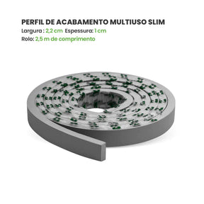 Perfil de Acabamento Autocolante | Linha Play-Meu-Rodape--