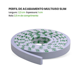 Perfil de Acabamento Autocolante | Linha Play-Meu-Rodape--
