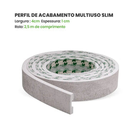 Perfil de Acabamento Autocolante | Linha Urban+-Meu-Rodape--