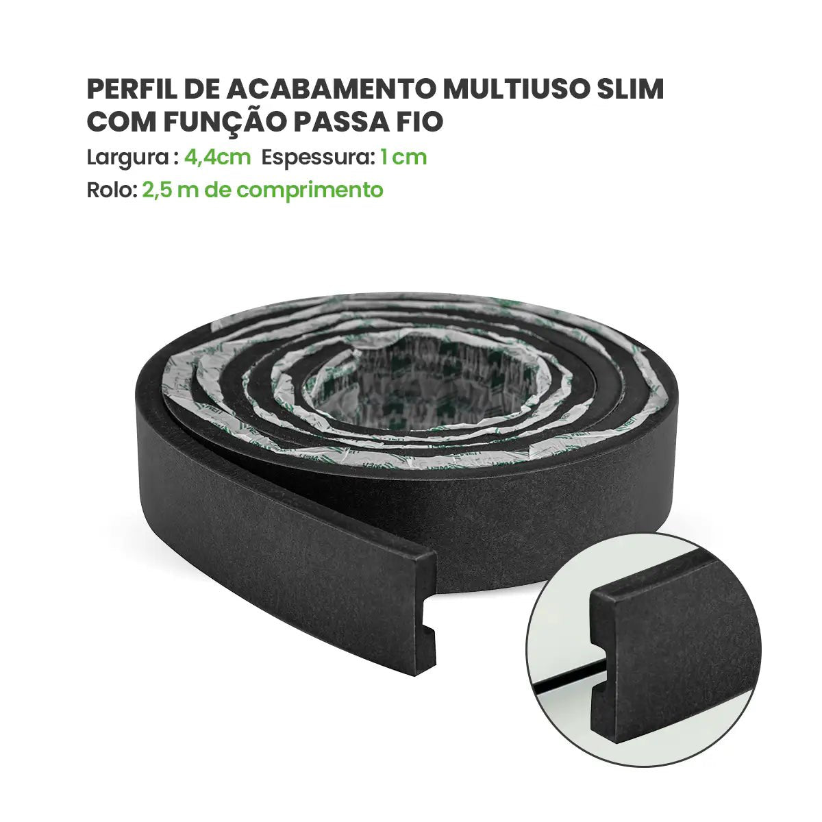 Perfil de Acabamento Autocolante | Linha Urban+-Meu-Rodape--