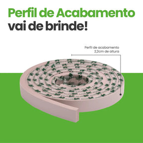 Meia Parede Ripada Autocolante Laminada | Linha Play-Meu-Rodape--
