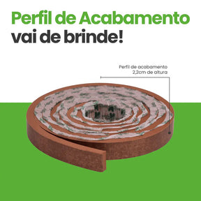 Meia Parede Ripada Autocolante Laminada | Linha Urban-Meu-Rodape--