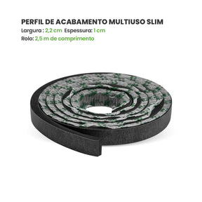 Perfil de Acabamento Autocolante | Linha Urban-Meu-Rodape--
