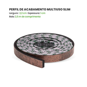 Perfil de Acabamento Autocolante | Linha Urban-Meu-Rodape--