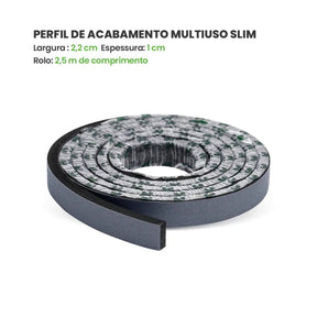 Perfil de Acabamento Autocolante | Linha Urban-Meu-Rodape--