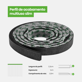 Perfil de Acabamento Autocolante | Linha Urban-Meu-Rodape--