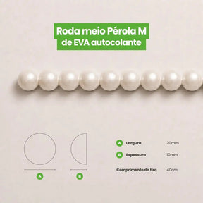 Rodameio Pérola em EVA Autocolante-Meu-Rodape--