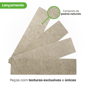 Revestimento Tijolinho Autocolante em Pedra Flexível - Meu Rodapé