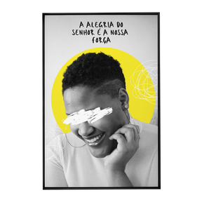 Quadro Decorativo A Alegria | Bianca Maynara - Meu Rodapé