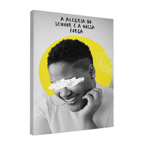 Quadro Decorativo A Alegria | Bianca Maynara - Meu Rodapé