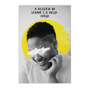 Quadro Decorativo A Alegria | Bianca Maynara - Meu Rodapé