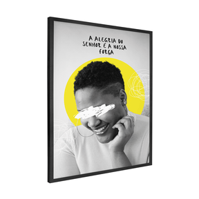 Quadro Decorativo A Alegria | Bianca Maynara - Meu Rodapé
