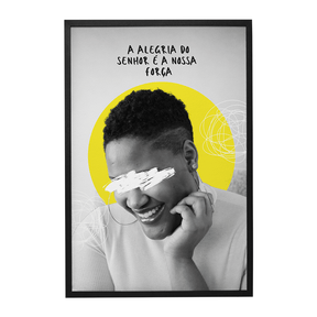 Quadro Decorativo A Alegria | Bianca Maynara - Meu Rodapé