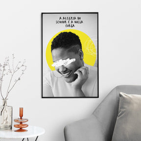 Quadro Decorativo A Alegria | Bianca Maynara - Meu Rodapé