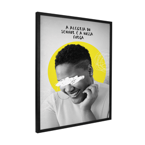 Quadro Decorativo A Alegria | Bianca Maynara - Meu Rodapé