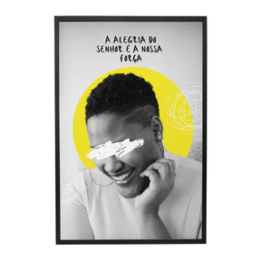 Quadro Decorativo A Alegria | Bianca Maynara - Meu Rodapé