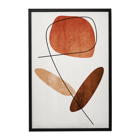 Quadro Decorativo Abstrato Orgânico 1 | Ana Paula Rius - Meu Rodapé