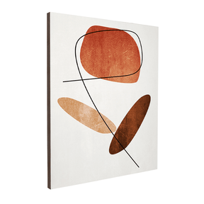Quadro Decorativo Abstrato Orgânico 1 | Ana Paula Rius - Meu Rodapé