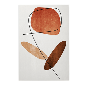 Quadro Decorativo Abstrato Orgânico 1 | Ana Paula Rius - Meu Rodapé