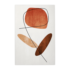 Quadro Decorativo Abstrato Orgânico 1 | Ana Paula Rius - Meu Rodapé