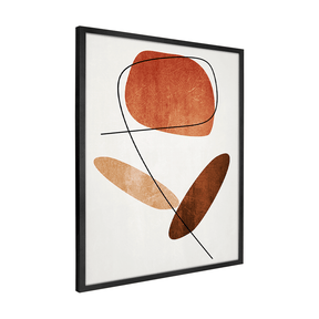 Quadro Decorativo Abstrato Orgânico 1 | Ana Paula Rius - Meu Rodapé
