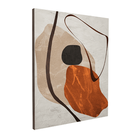 Quadro Decorativo Abstrato Orgânico 1 | Uillian Rius - Meu Rodapé