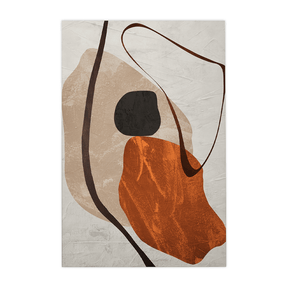 Quadro Decorativo Abstrato Orgânico 1 | Uillian Rius - Meu Rodapé