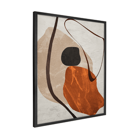 Quadro Decorativo Abstrato Orgânico 1 | Uillian Rius - Meu Rodapé