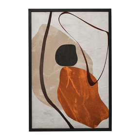 Quadro Decorativo Abstrato Orgânico 1 | Uillian Rius - Meu Rodapé