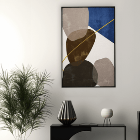 Quadro Decorativo Abstrato Orgânico 2 | Ana Paula Rius - Meu Rodapé