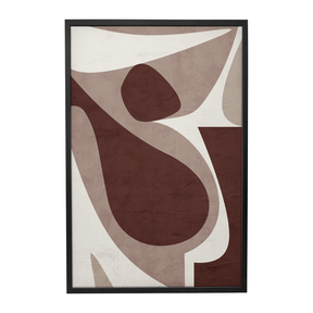 Quadro Decorativo Abstrato Orgânico 2 | Uillian Rius - Meu Rodapé