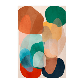 Quadro Decorativo Abstrato Orgânico 3 | Ana Paula Rius - Meu Rodapé
