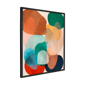 Quadro Decorativo Abstrato Orgânico 3 | Ana Paula Rius - Meu Rodapé