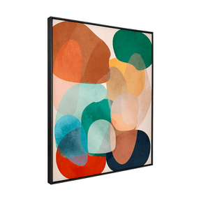 Quadro Decorativo Abstrato Orgânico 3 | Ana Paula Rius - Meu Rodapé