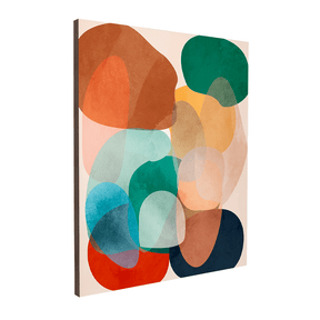 Quadro Decorativo Abstrato Orgânico 3 | Ana Paula Rius - Meu Rodapé