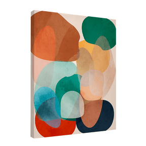 Quadro Decorativo Abstrato Orgânico 3 | Ana Paula Rius - Meu Rodapé