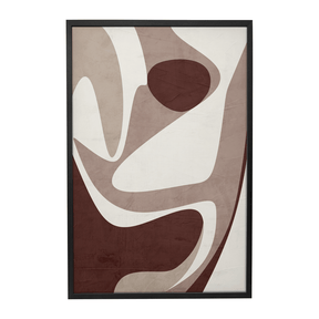 Quadro Decorativo Abstrato Orgânico 3 | Uillian Rius - Meu Rodapé
