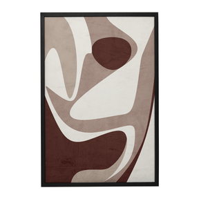 Quadro Decorativo Abstrato Orgânico 3 | Uillian Rius - Meu Rodapé