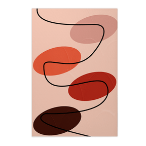 Quadro Decorativo Abstrato Orgânico 5 | Ana Paula Rius - Meu Rodapé