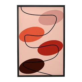 Quadro Decorativo Abstrato Orgânico 5 | Ana Paula Rius - Meu Rodapé