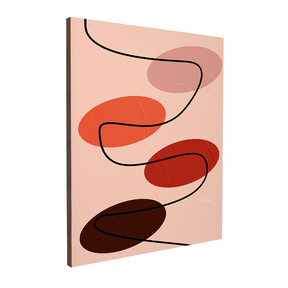 Quadro Decorativo Abstrato Orgânico 5 | Ana Paula Rius - Meu Rodapé