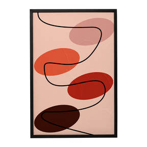 Quadro Decorativo Abstrato Orgânico 5 | Ana Paula Rius - Meu Rodapé