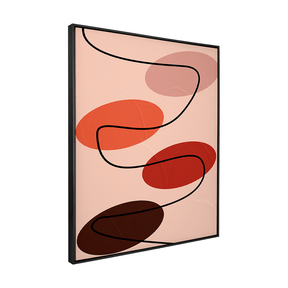 Quadro Decorativo Abstrato Orgânico 5 | Ana Paula Rius - Meu Rodapé