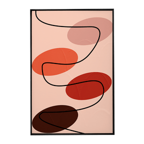 Quadro Decorativo Abstrato Orgânico 5 | Ana Paula Rius - Meu Rodapé