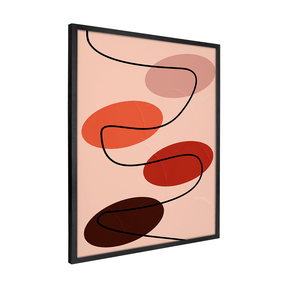 Quadro Decorativo Abstrato Orgânico 5 | Ana Paula Rius - Meu Rodapé